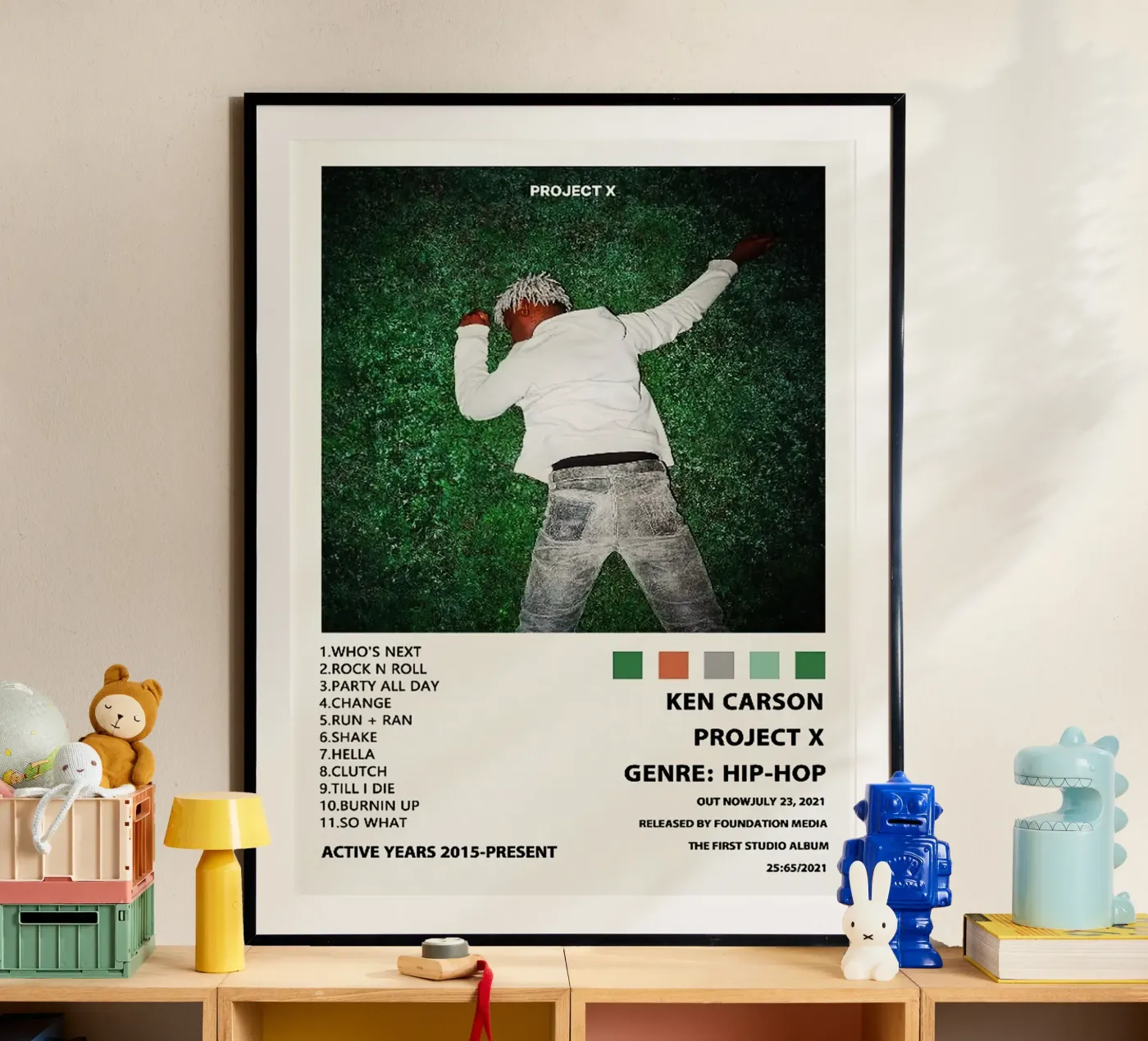 Ken Carson Project X poster da Brook Soul King