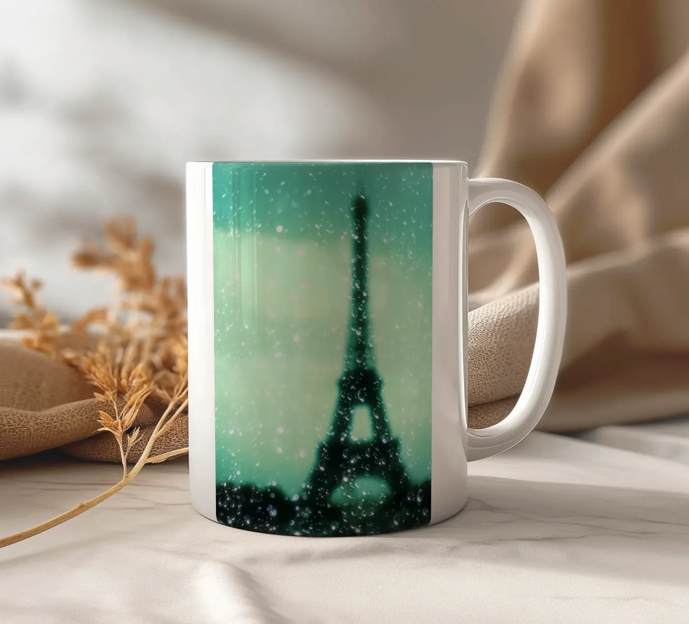 Paris ceramic mug by Eva Nev Photography