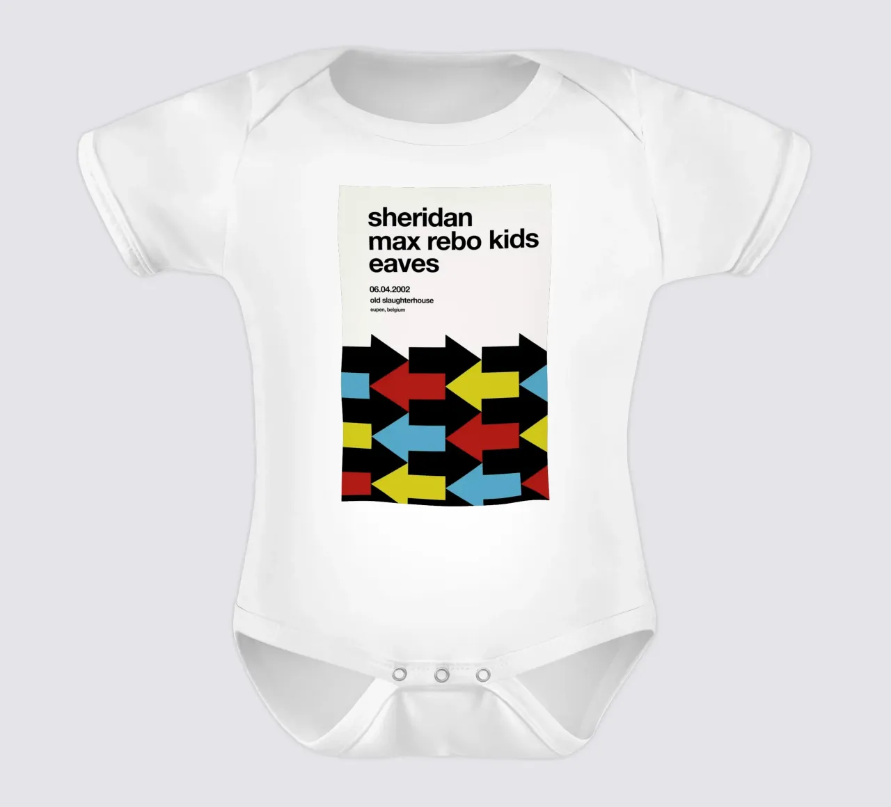 Max Rebo Kids Kurzarm Babybody von Stephan Kochs