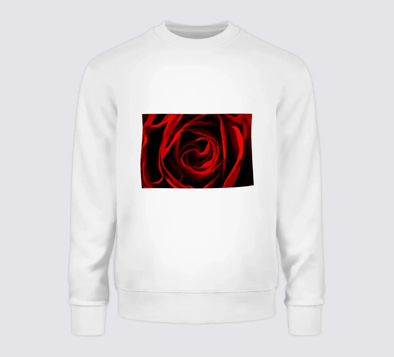 Rosa rossa felpa da Atteloi