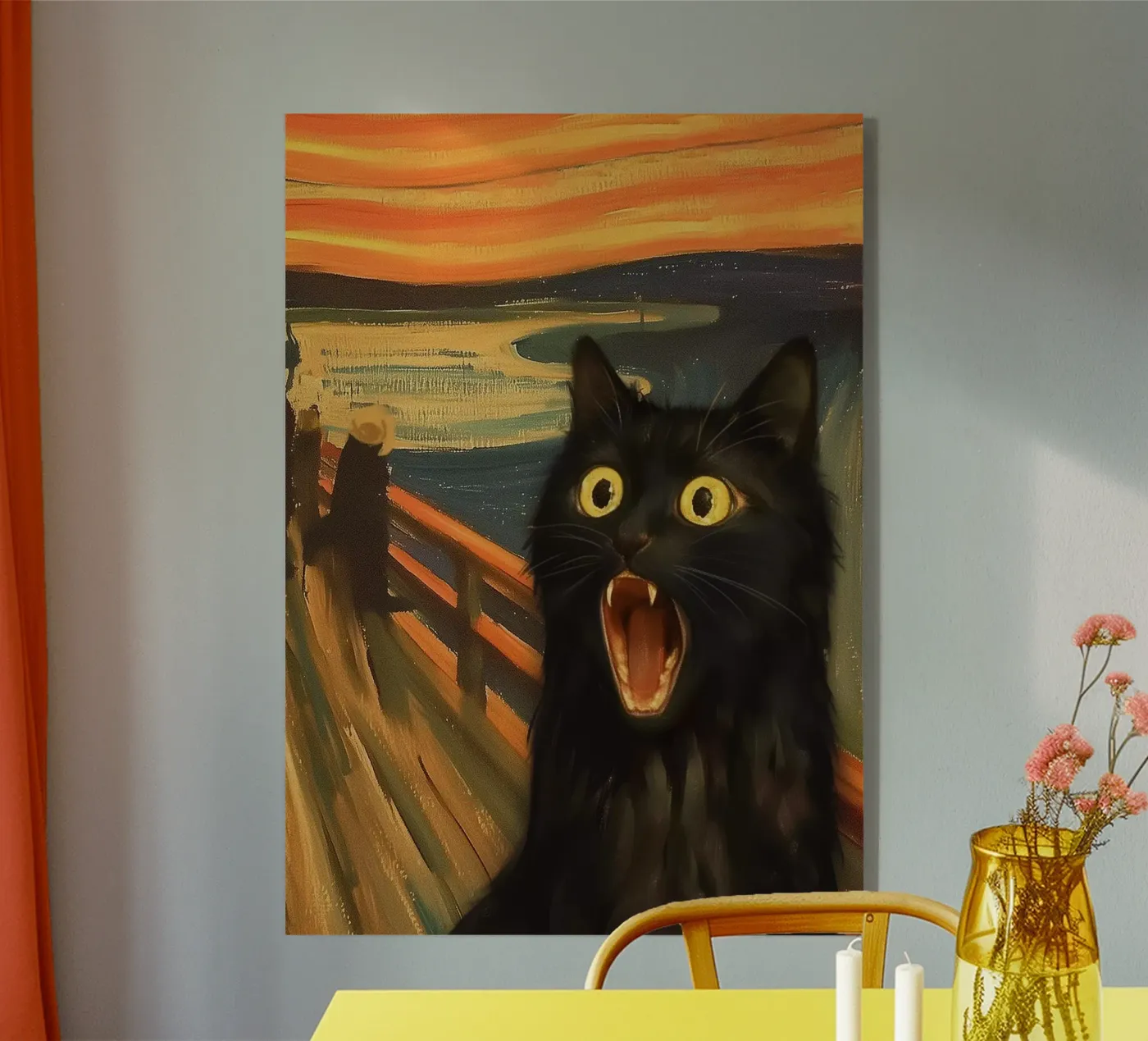 Kitty scream plexiglas de Dikhotomy