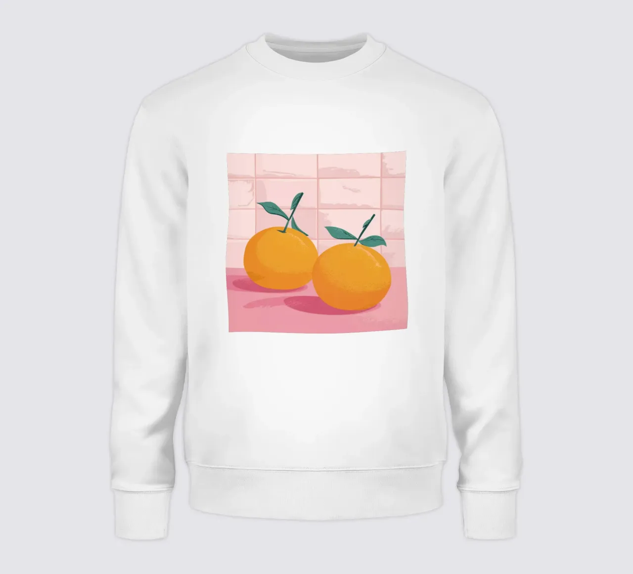 Gemelli piastrellati Tangerine felpa da Solace Light