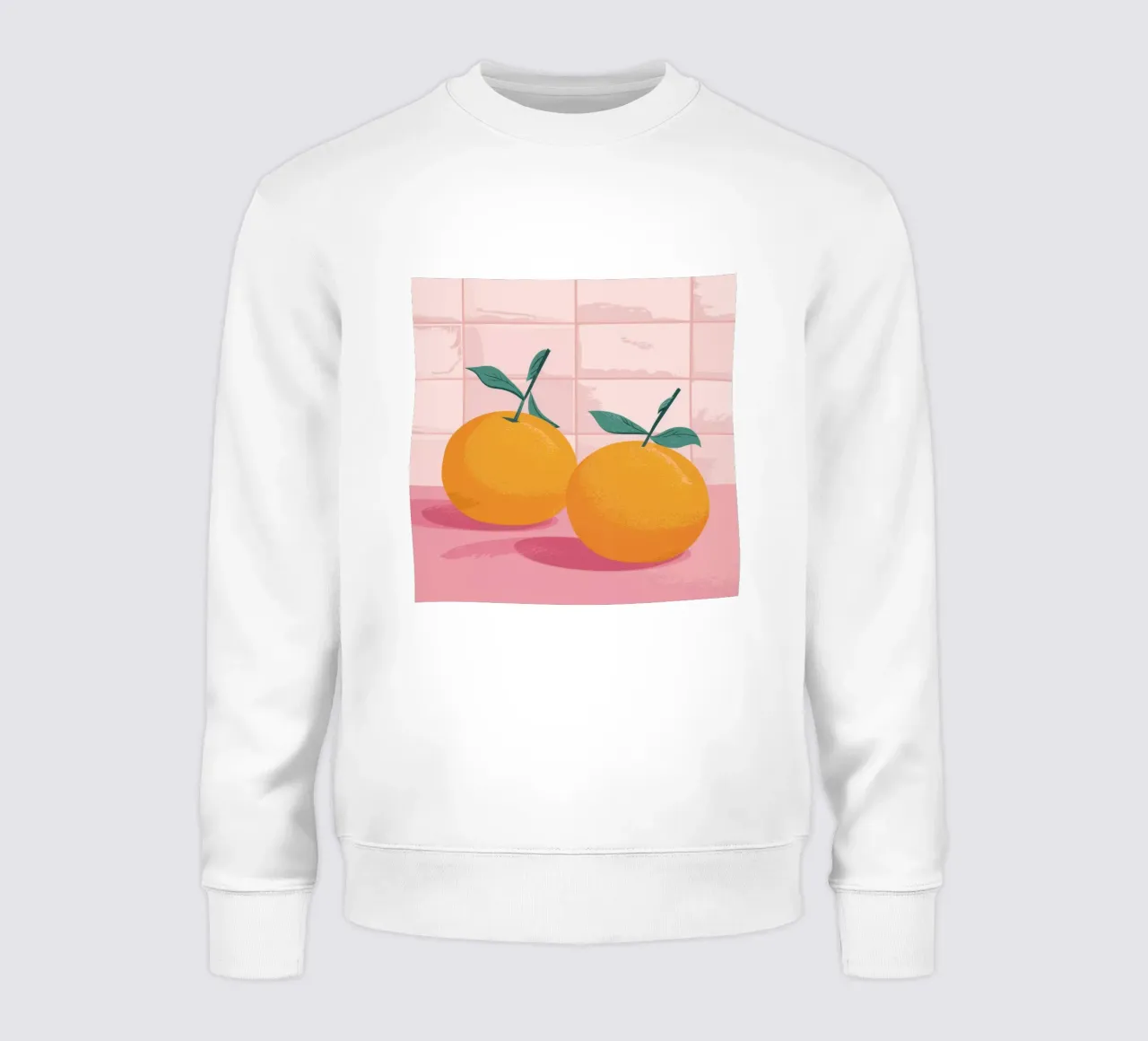 Gemelli piastrellati Tangerine felpa da Solace Light