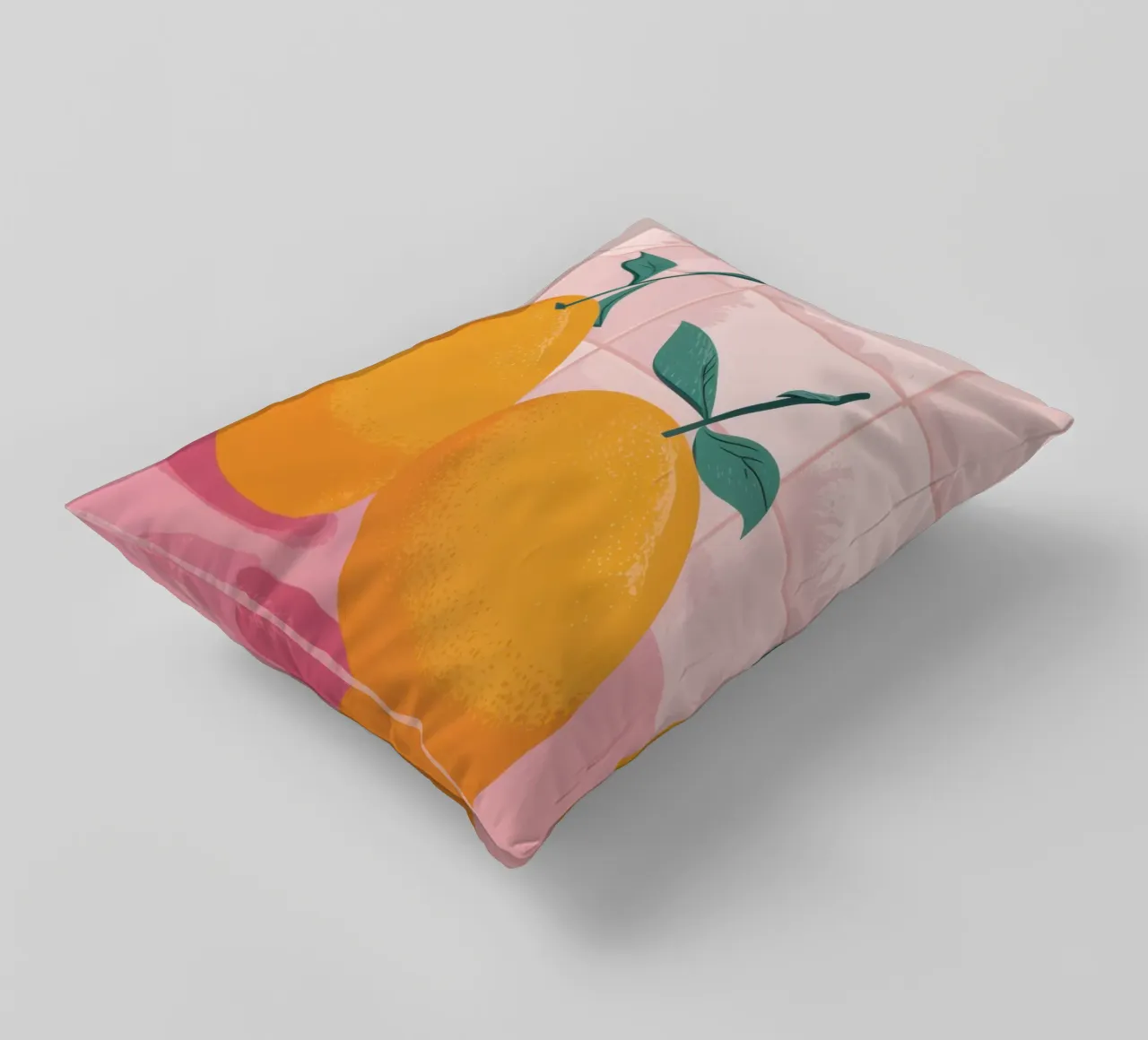 Gemelli piastrellati Tangerine cuscino da Solace Light