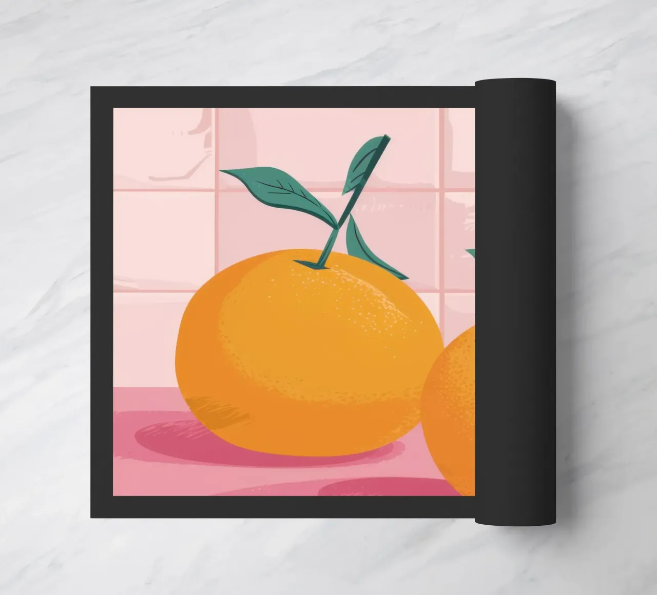 Gemelli piastrellati Tangerine zerbino da Solace Light