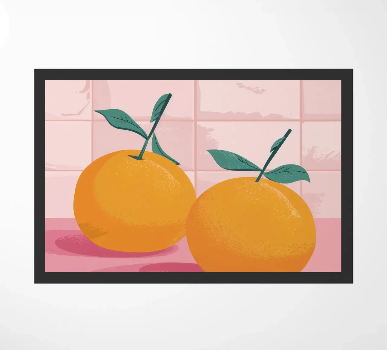 Gemelli piastrellati Tangerine zerbino da Solace Light