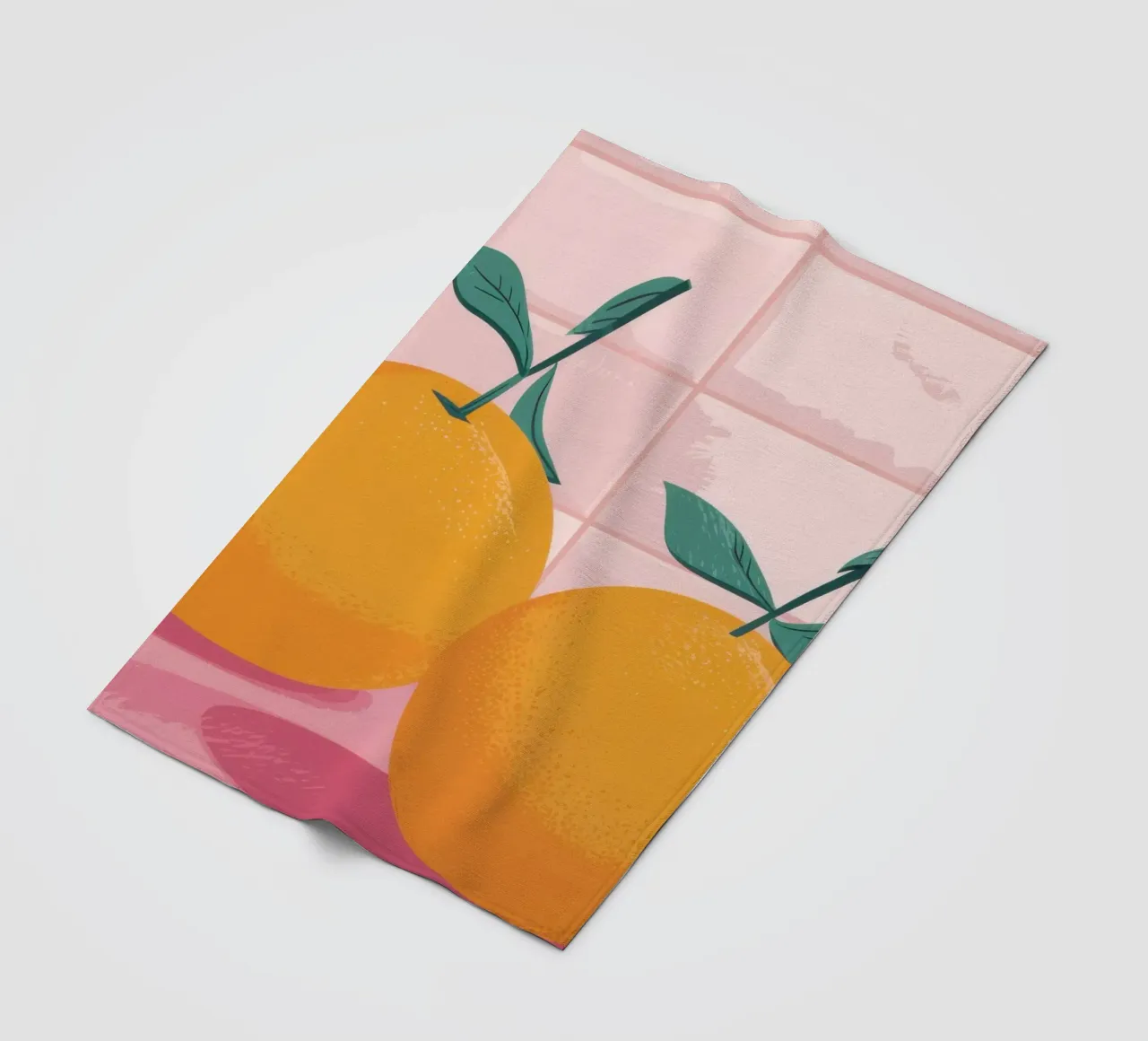 Gemelli piastrellati Tangerine coperta in pile da Solace Light