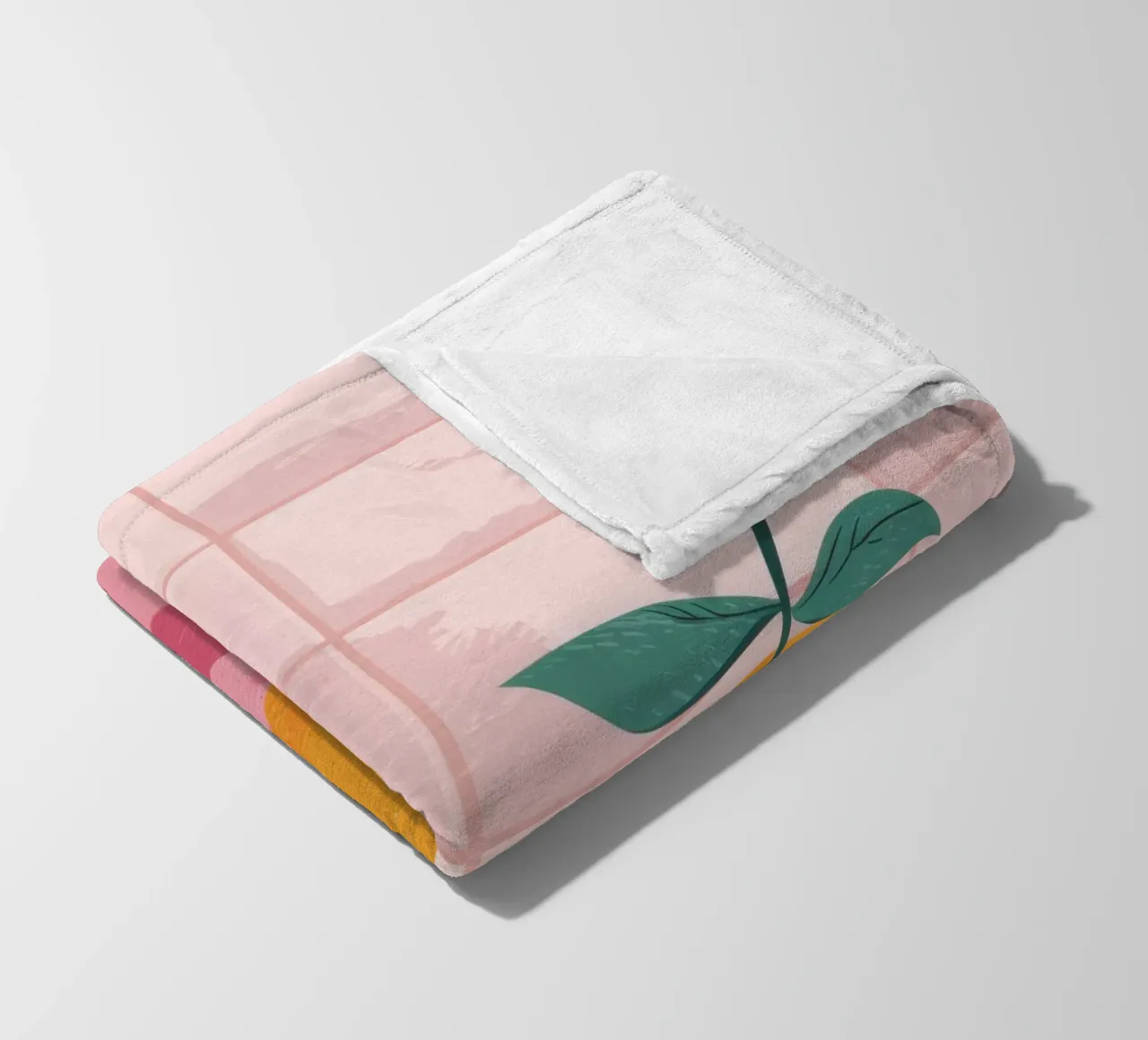 Gemelli piastrellati Tangerine coperta in pile da Solace Light