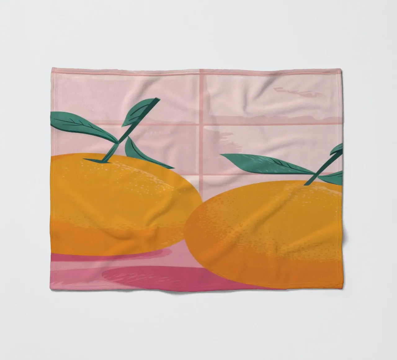 Gemelli piastrellati Tangerine coperta in pile da Solace Light