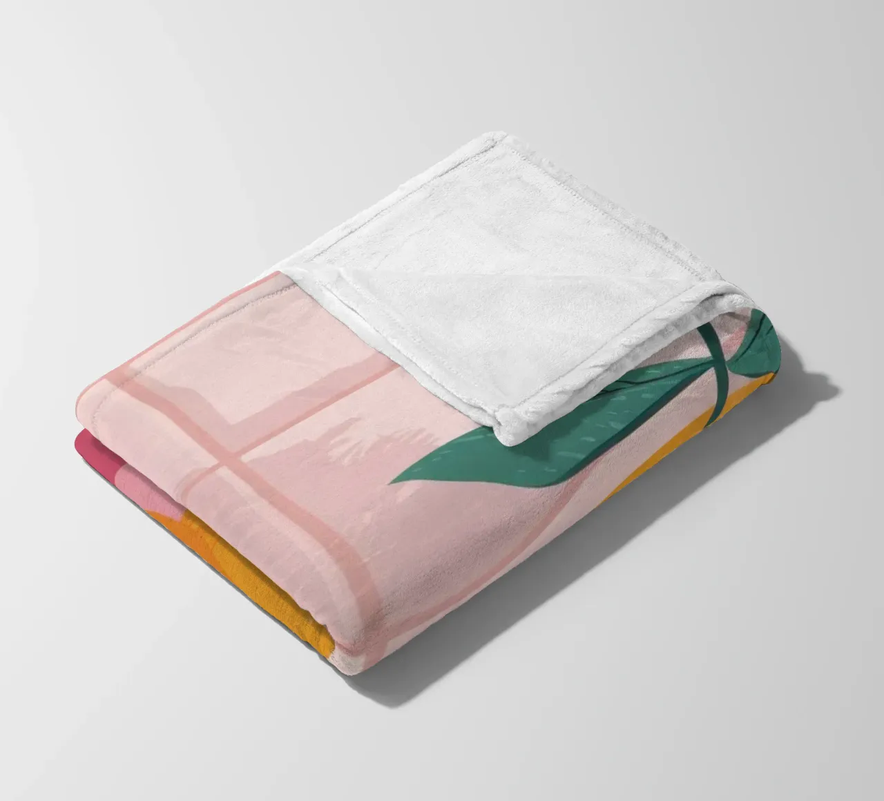 Gemelli piastrellati Tangerine coperta in pile da Solace Light