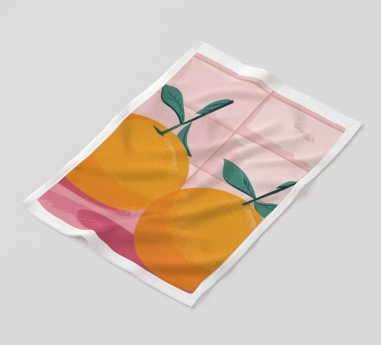 Gemelli piastrellati Tangerine coperta in pile da Solace Light