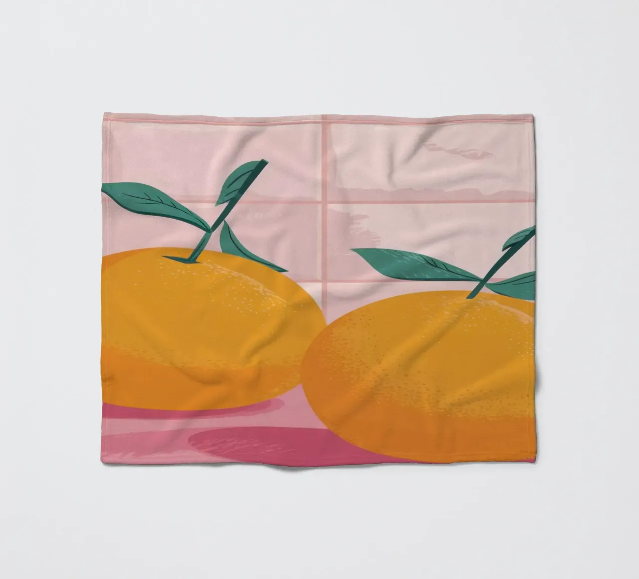 Gemelli piastrellati Tangerine coperta in pile da Solace Light