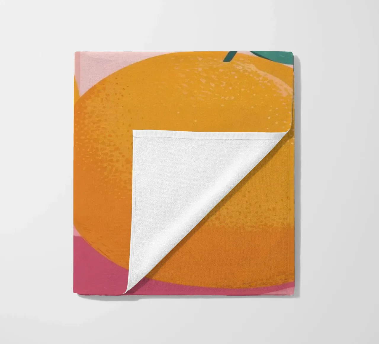 Gemelli piastrellati Tangerine telo mare da Solace Light