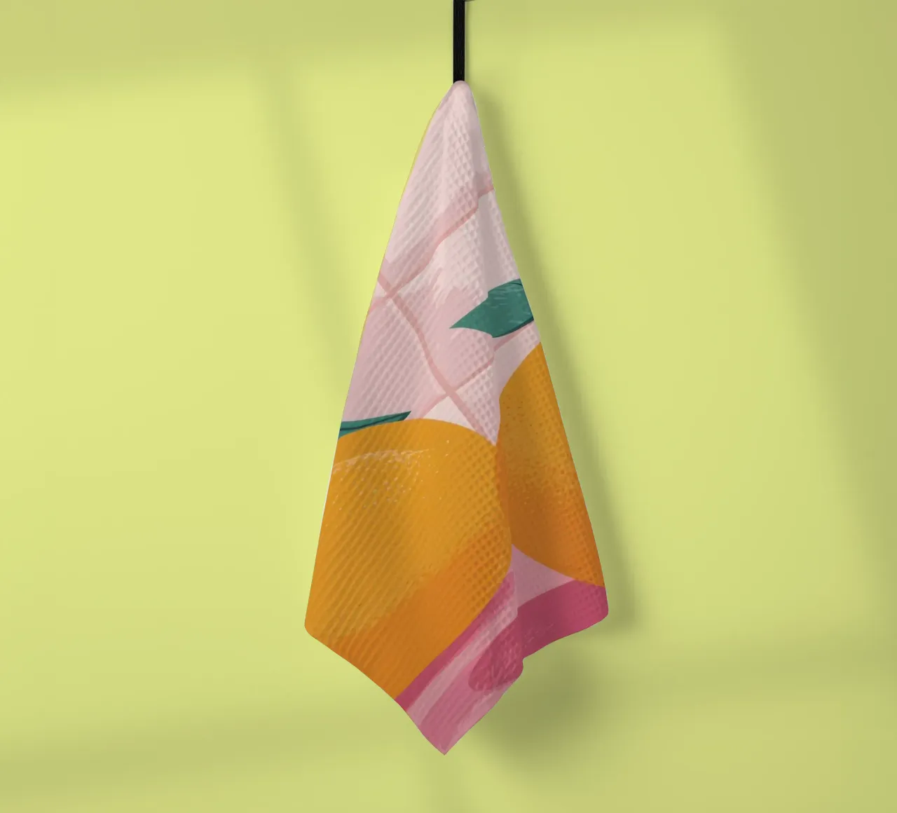 Gemelli piastrellati Tangerine canovaccio da cucina da Solace Light