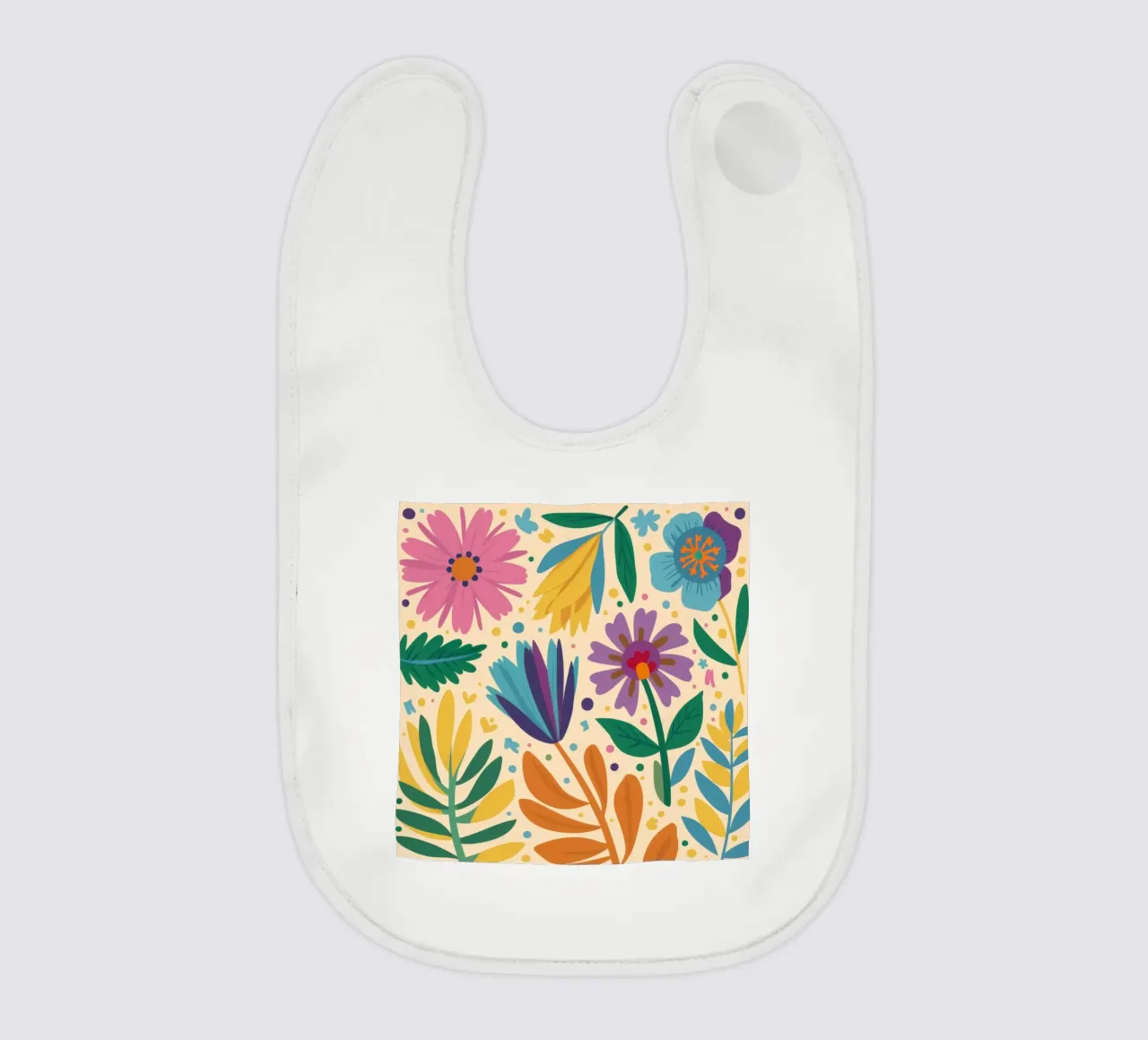 Patch di fiori selvatici stravaganti bavaglino da Solace Light