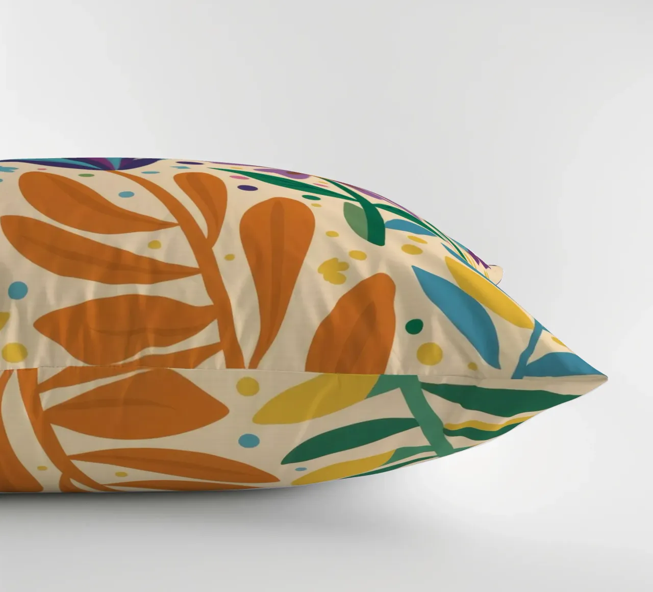 Patch di fiori selvatici stravaganti cuscino da Solace Light