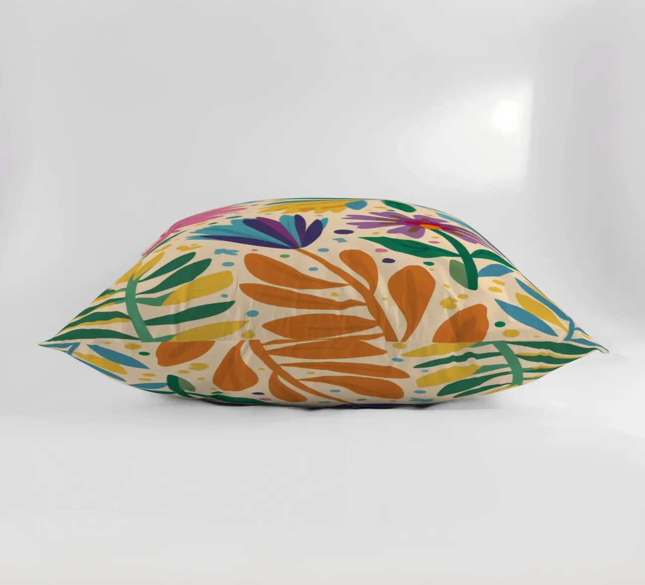 Patch di fiori selvatici stravaganti cuscino da Solace Light