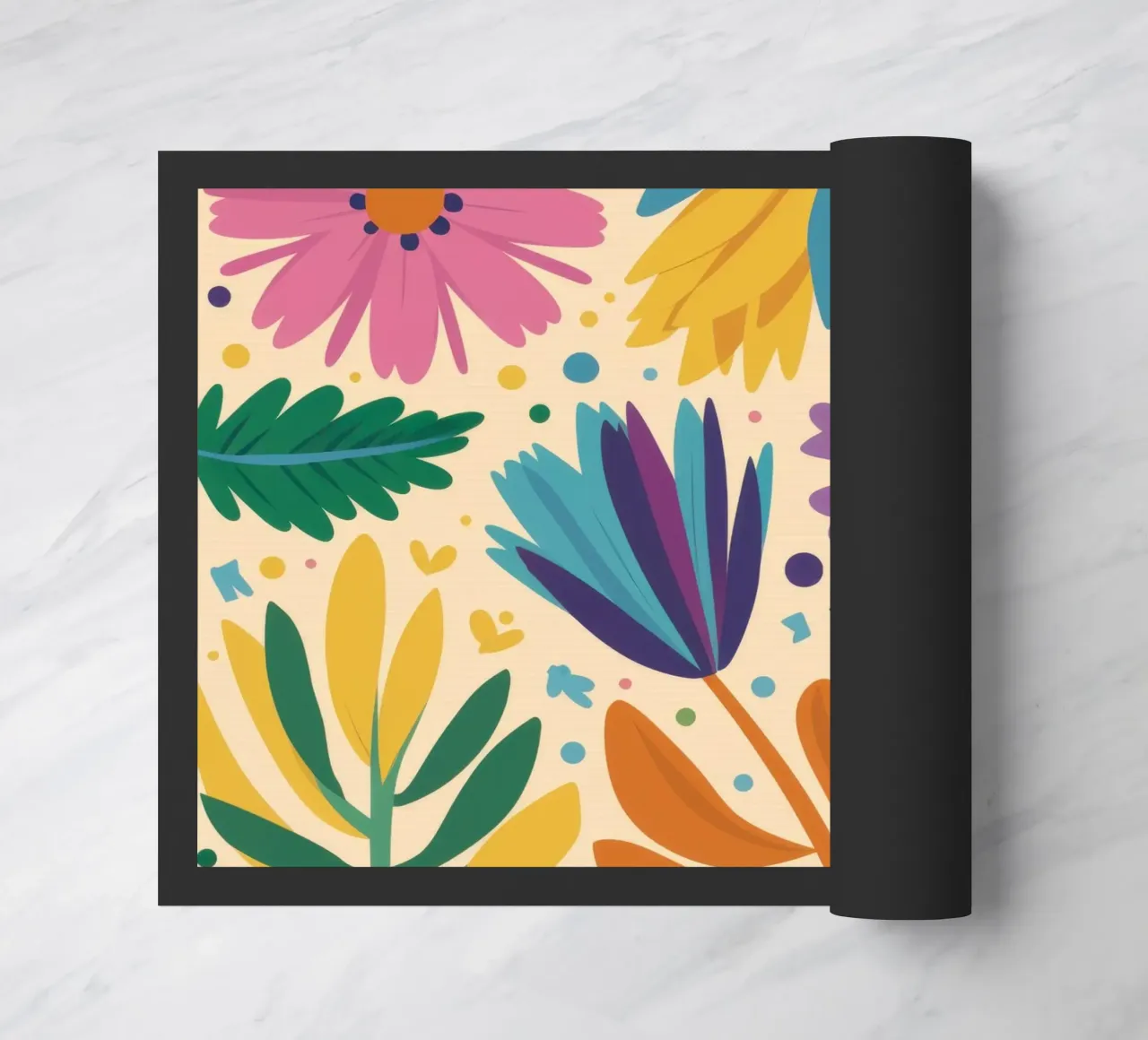 Patch di fiori selvatici stravaganti zerbino da Solace Light