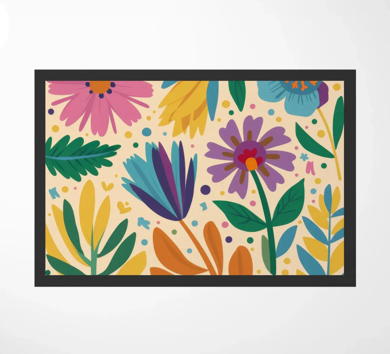 Patch di fiori selvatici stravaganti zerbino da Solace Light