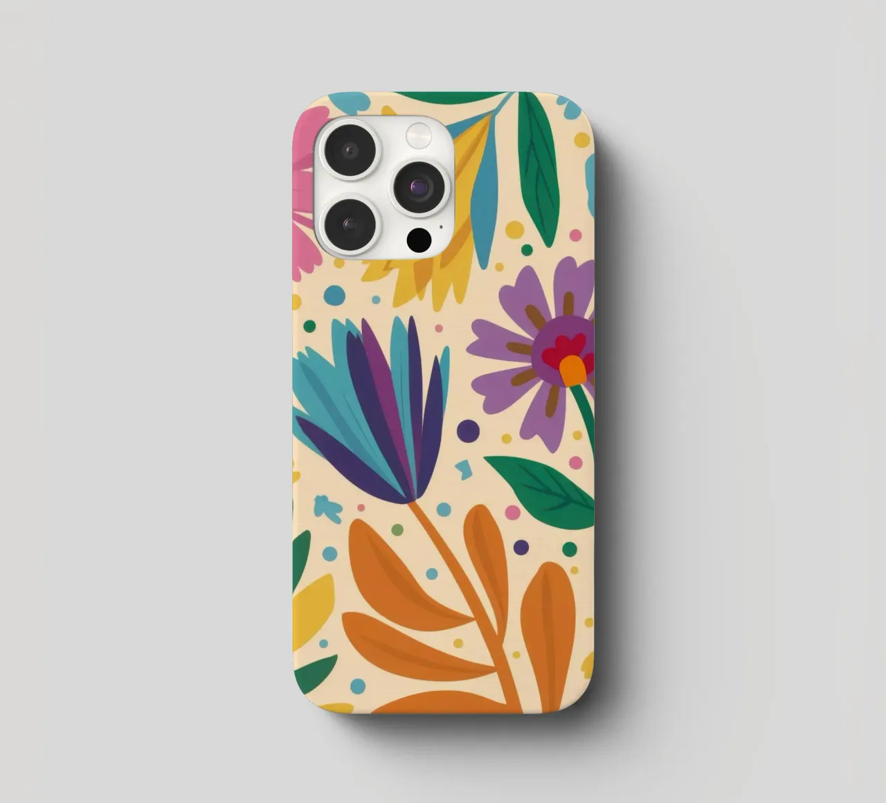 Patch di fiori selvatici stravaganti cover iphone da Solace Light