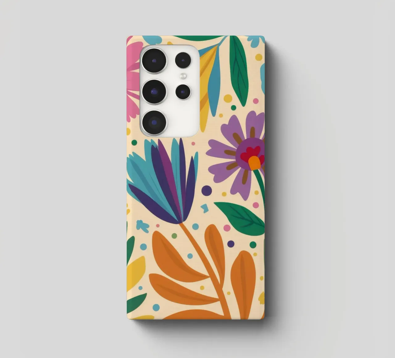 Patch di fiori selvatici stravaganti cover samsung da Solace Light