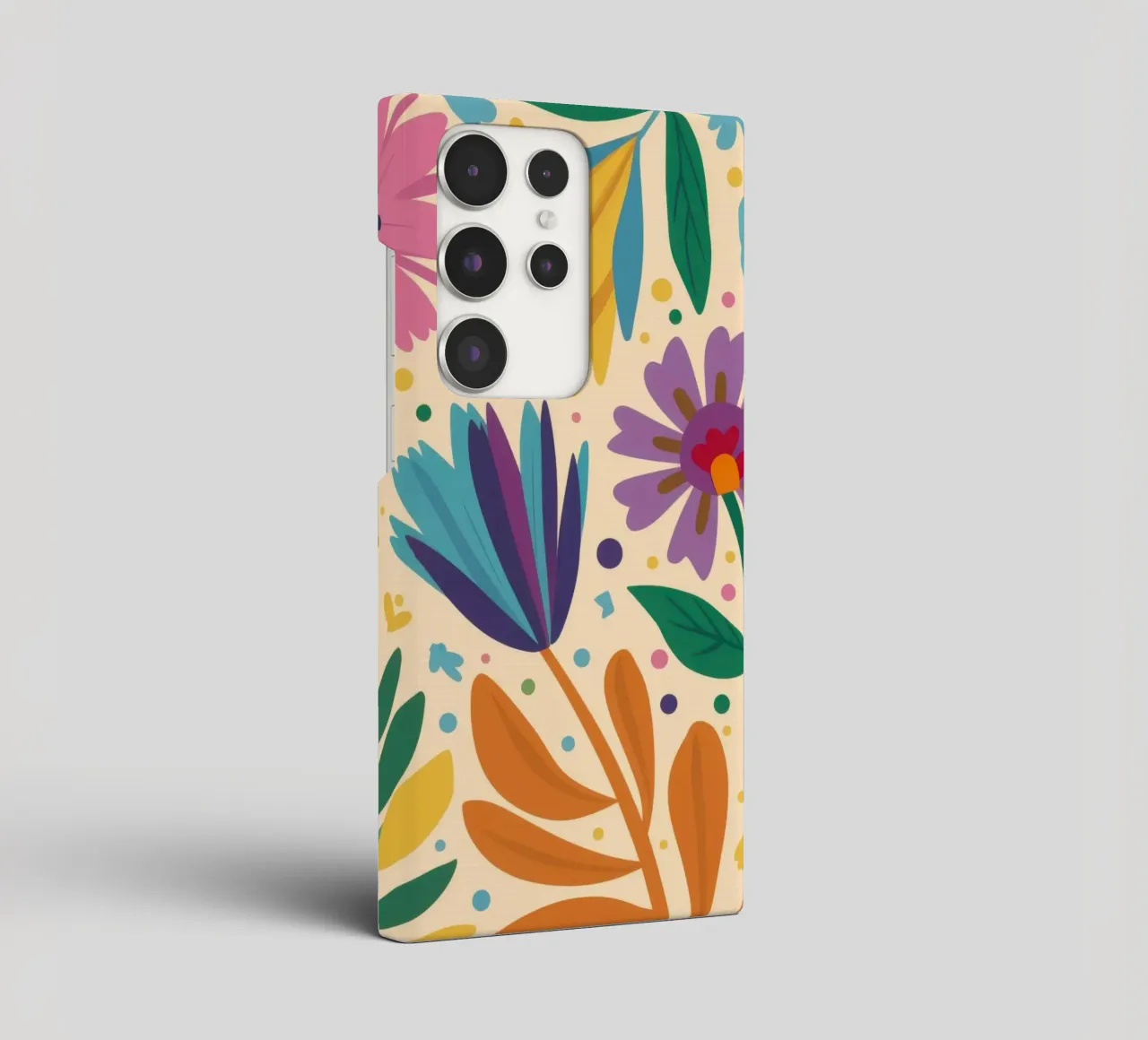 Patch di fiori selvatici stravaganti cover samsung da Solace Light