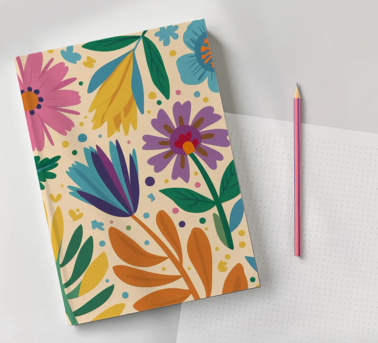 Patch di fiori selvatici stravaganti diario da Solace Light