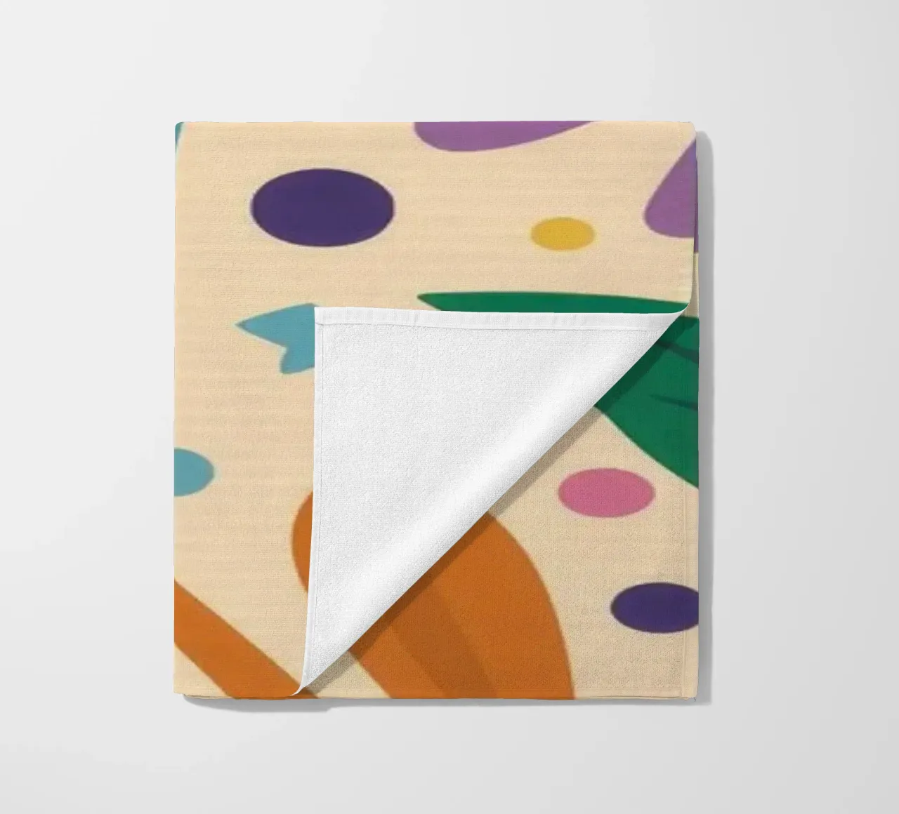 Patch di fiori selvatici stravaganti telo mare da Solace Light