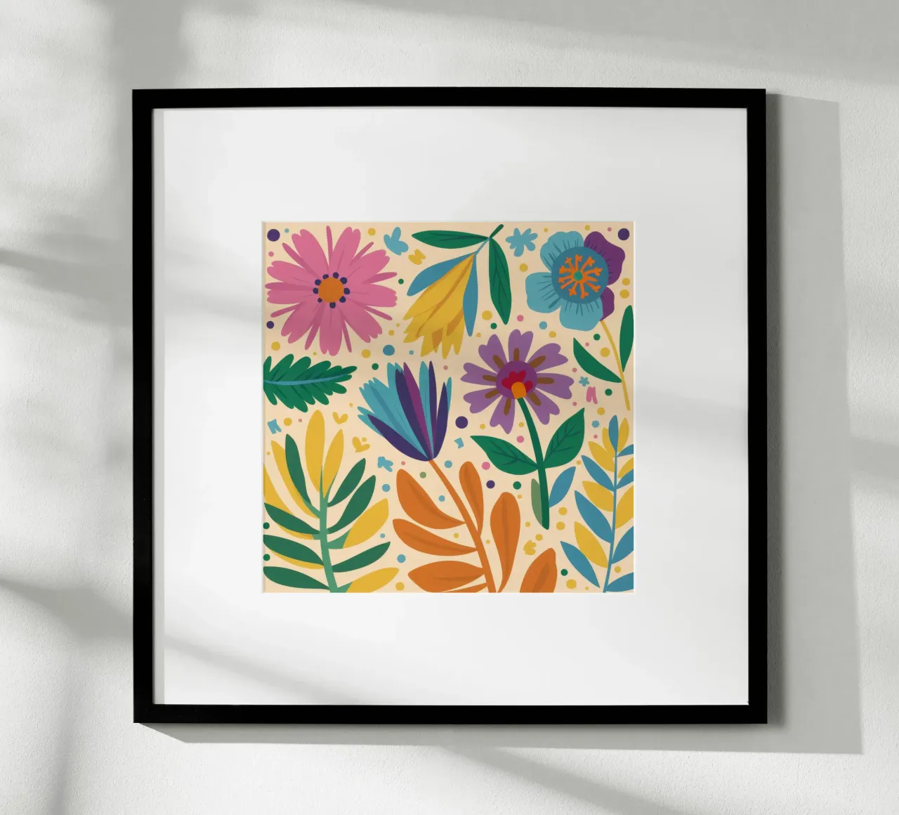 Patch di fiori selvatici stravaganti carta hahnemühle da Solace Light