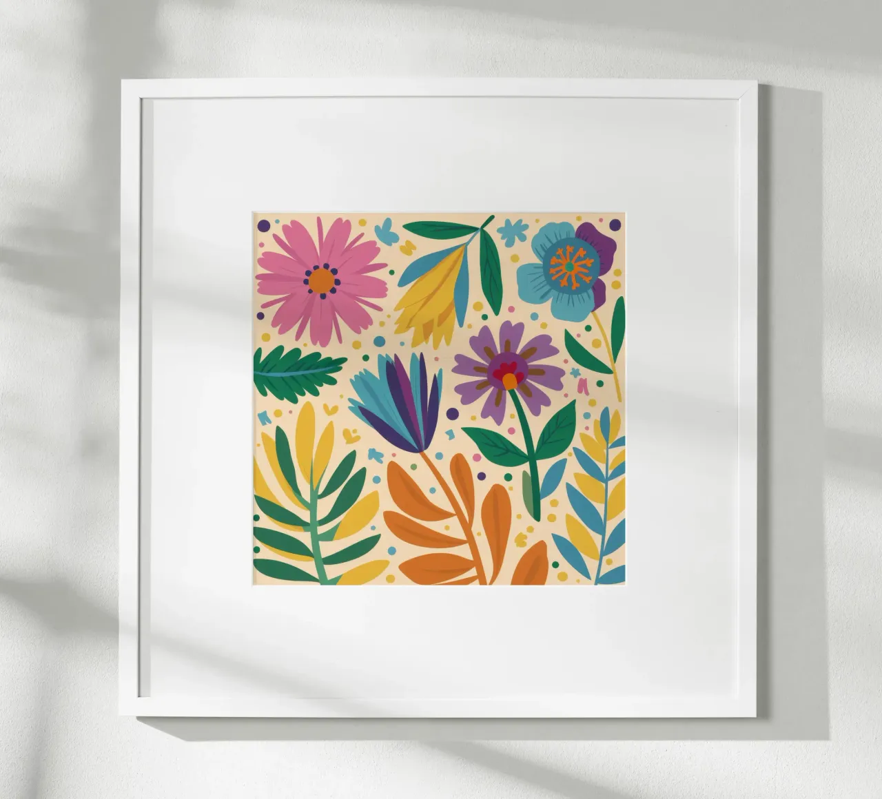 Patch di fiori selvatici stravaganti carta hahnemühle da Solace Light