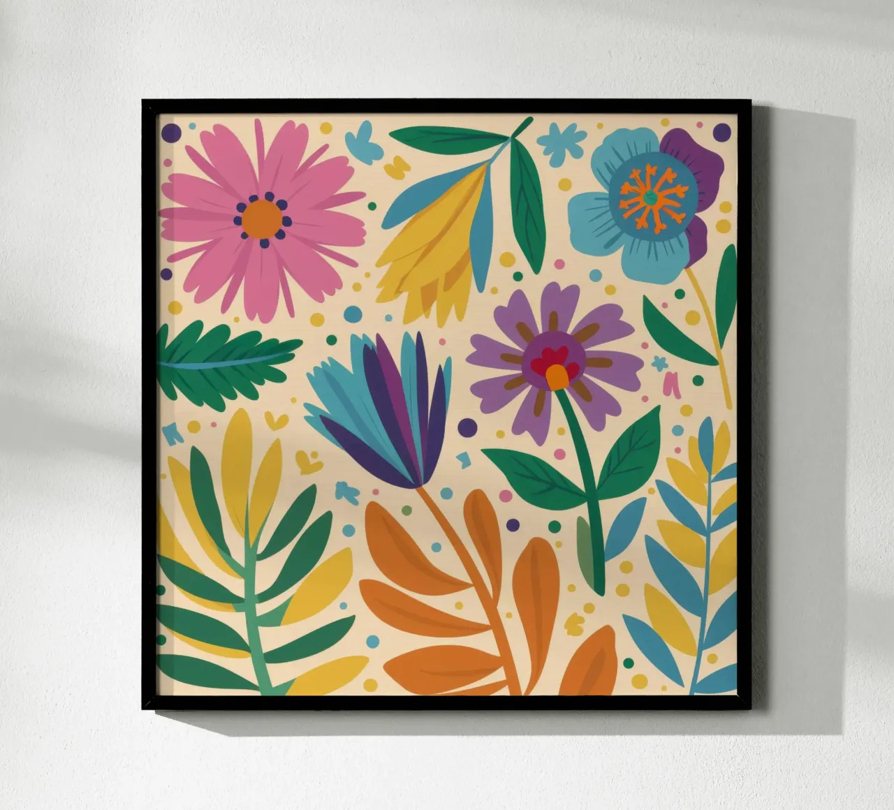 Patch di fiori selvatici stravaganti carta hahnemühle da Solace Light