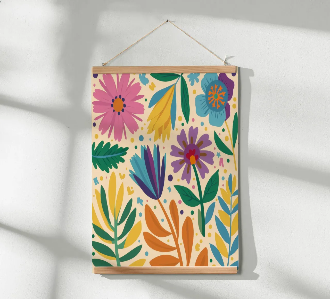 Patch di fiori selvatici stravaganti carta hahnemühle da Solace Light