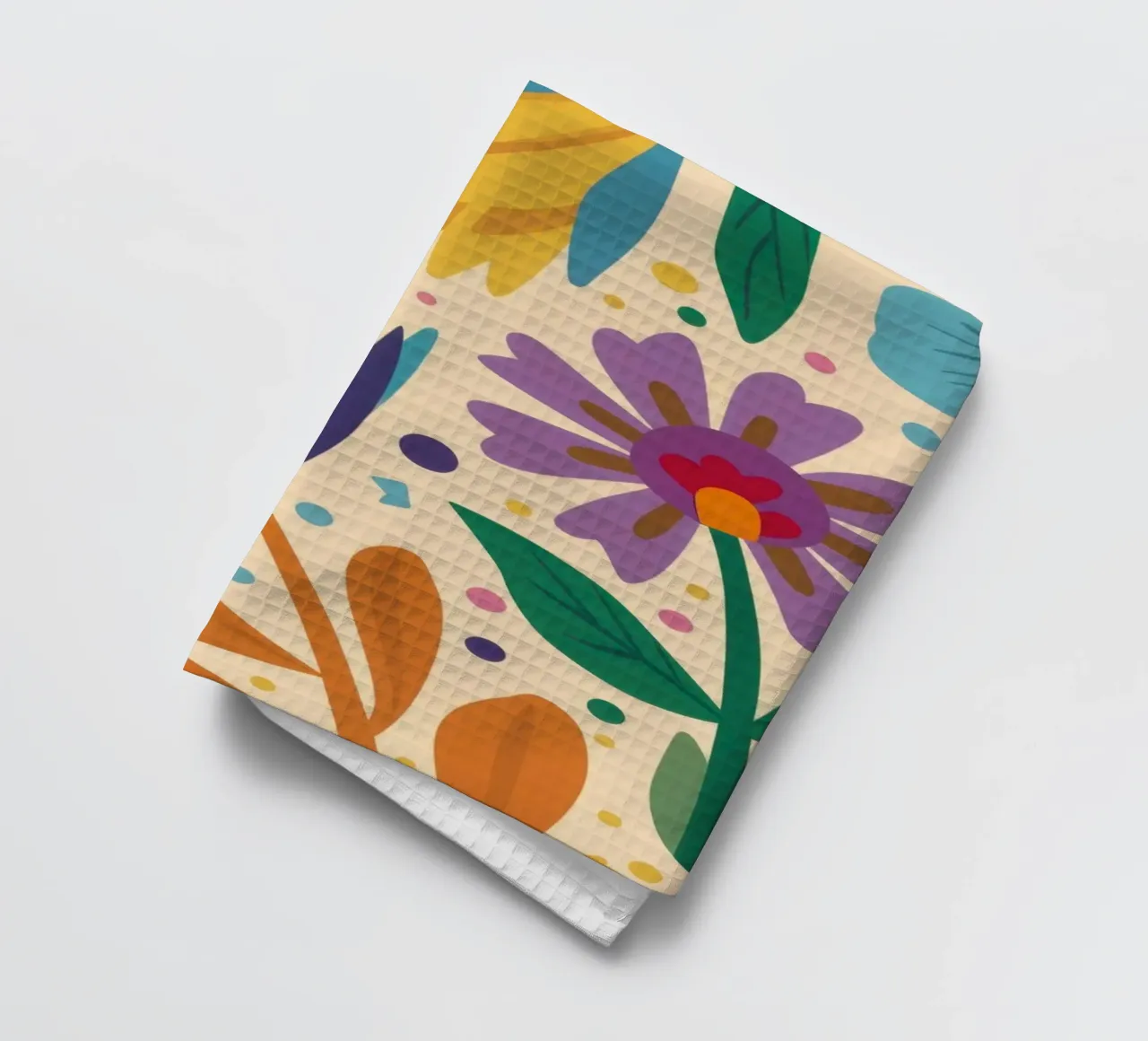 Patch di fiori selvatici stravaganti canovaccio da cucina da Solace Light