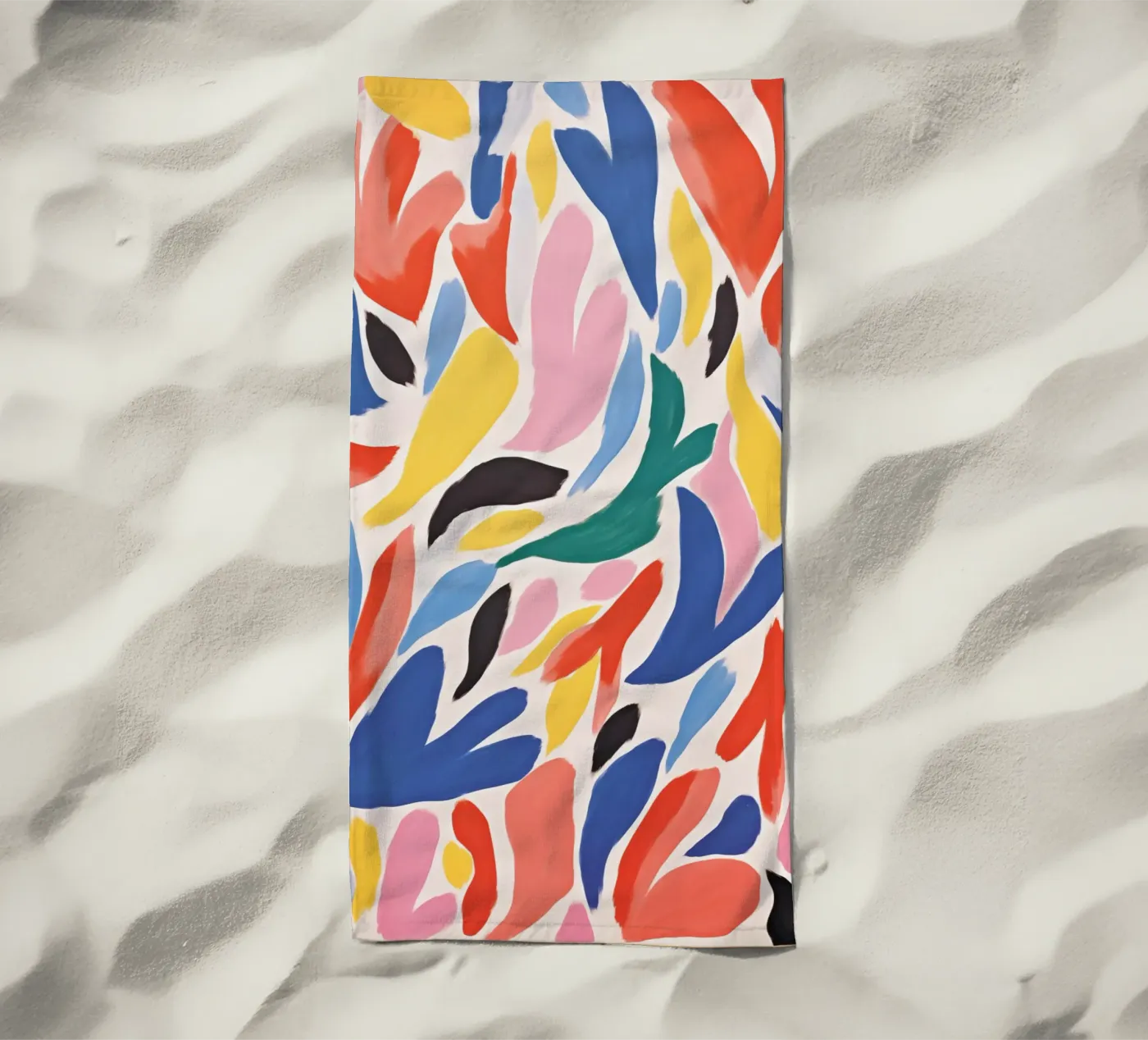 Abstract optimisme strandhanddoek van Autofocus