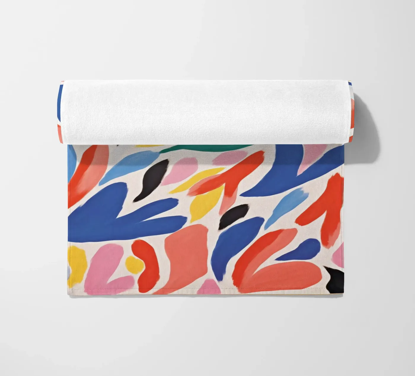 Abstract optimism beach towel by Autofocus