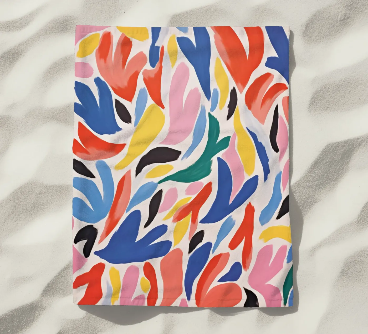 Abstract optimism beach towel by Autofocus