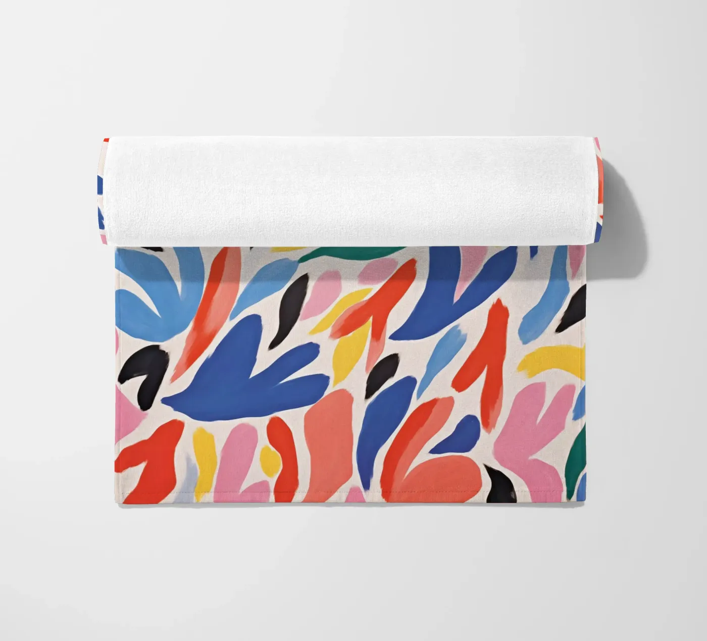Abstract optimism beach towel by Autofocus