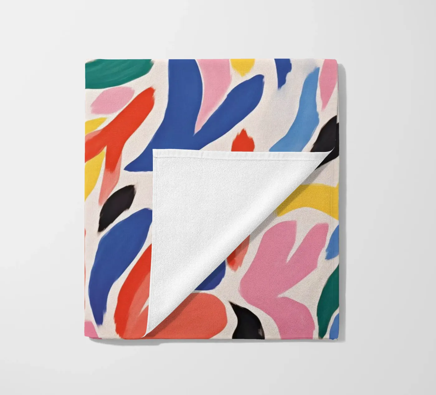 Abstract optimism beach towel by Autofocus
