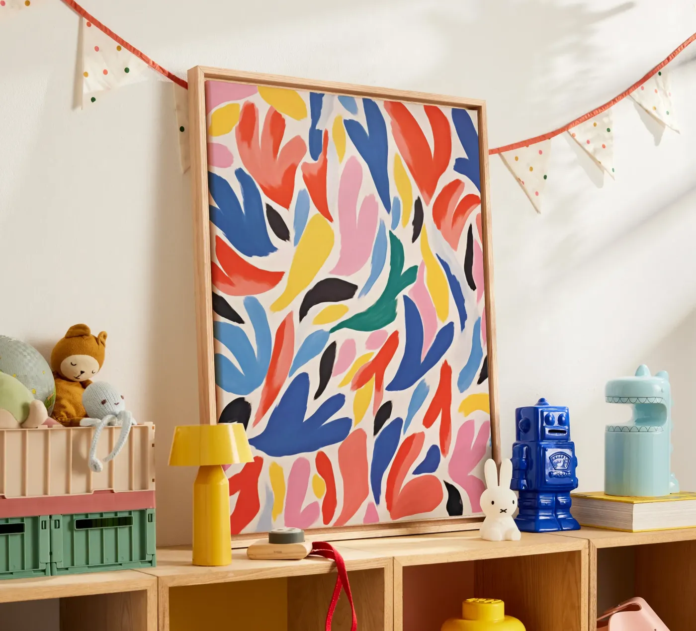 Abstract optimisme canvas van Autofocus