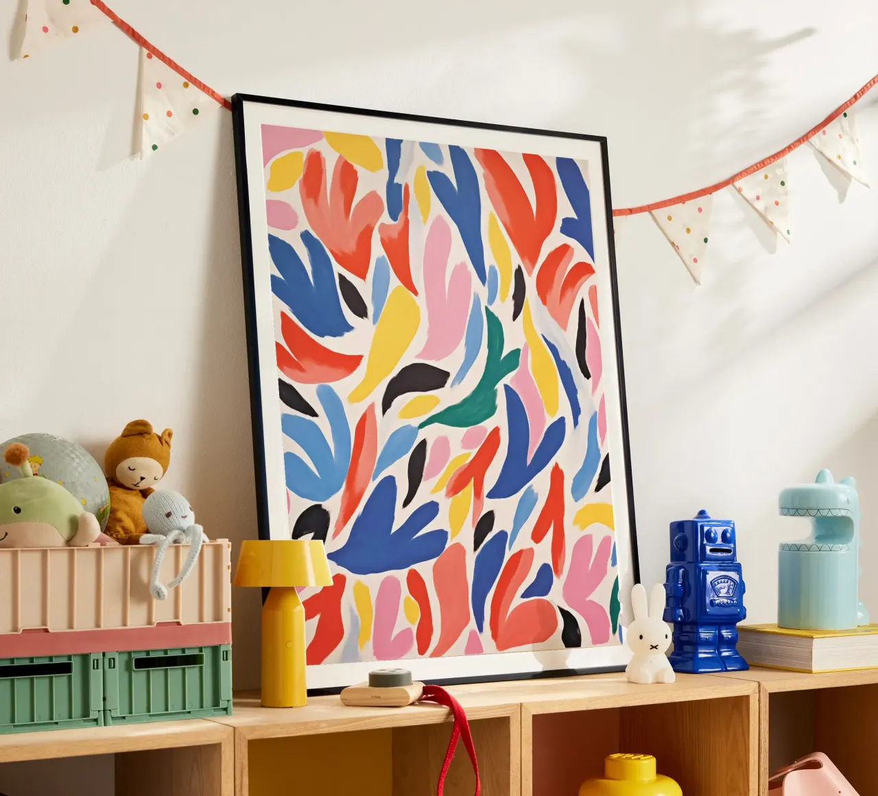 Abstract optimism poster by Autofocus