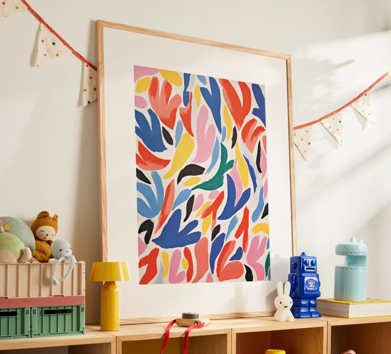 Abstract optimism poster by Autofocus