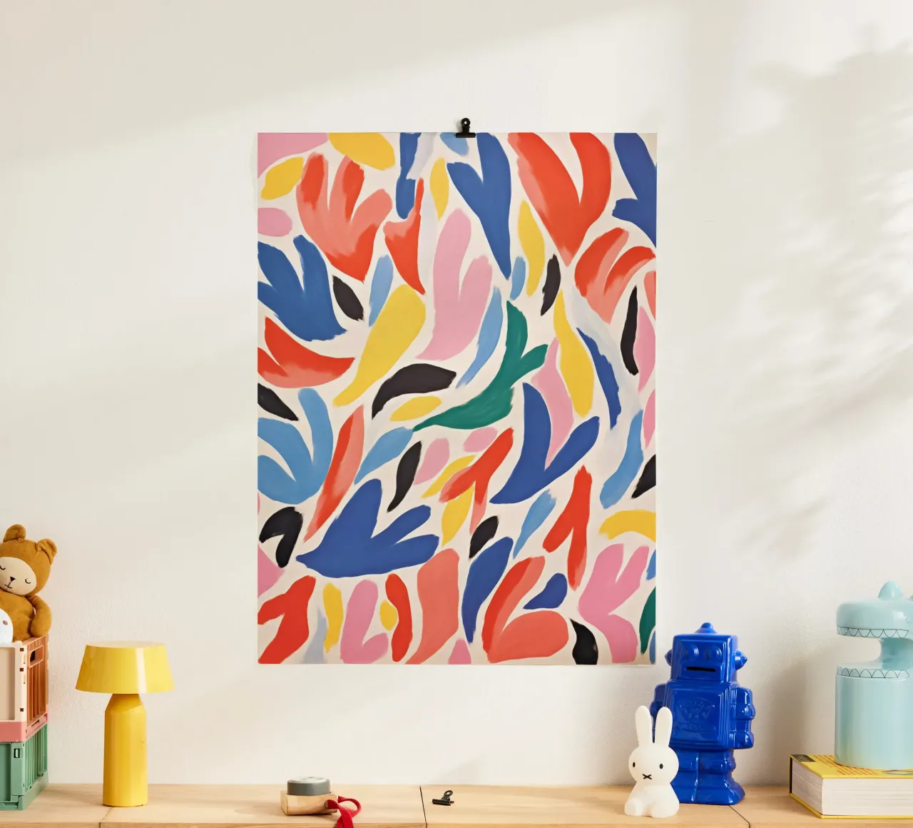 Abstract optimism poster by Autofocus