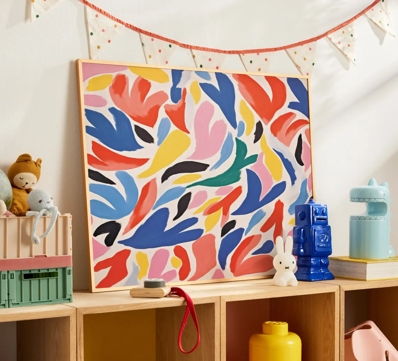 Abstract optimism poster by Autofocus