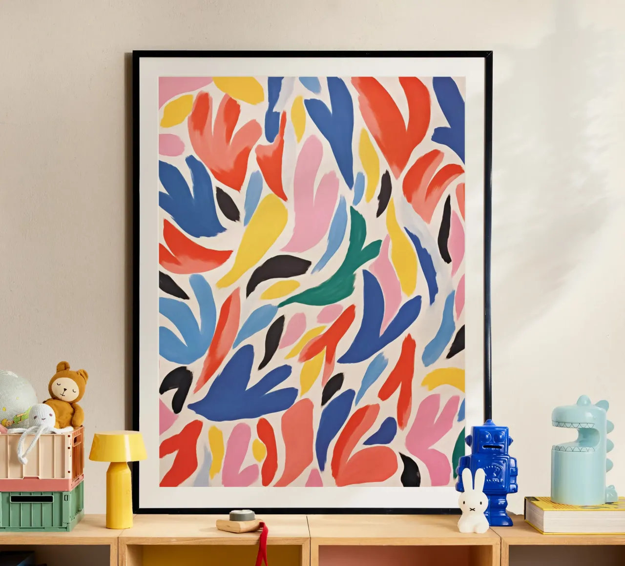 Abstract optimism poster by Autofocus