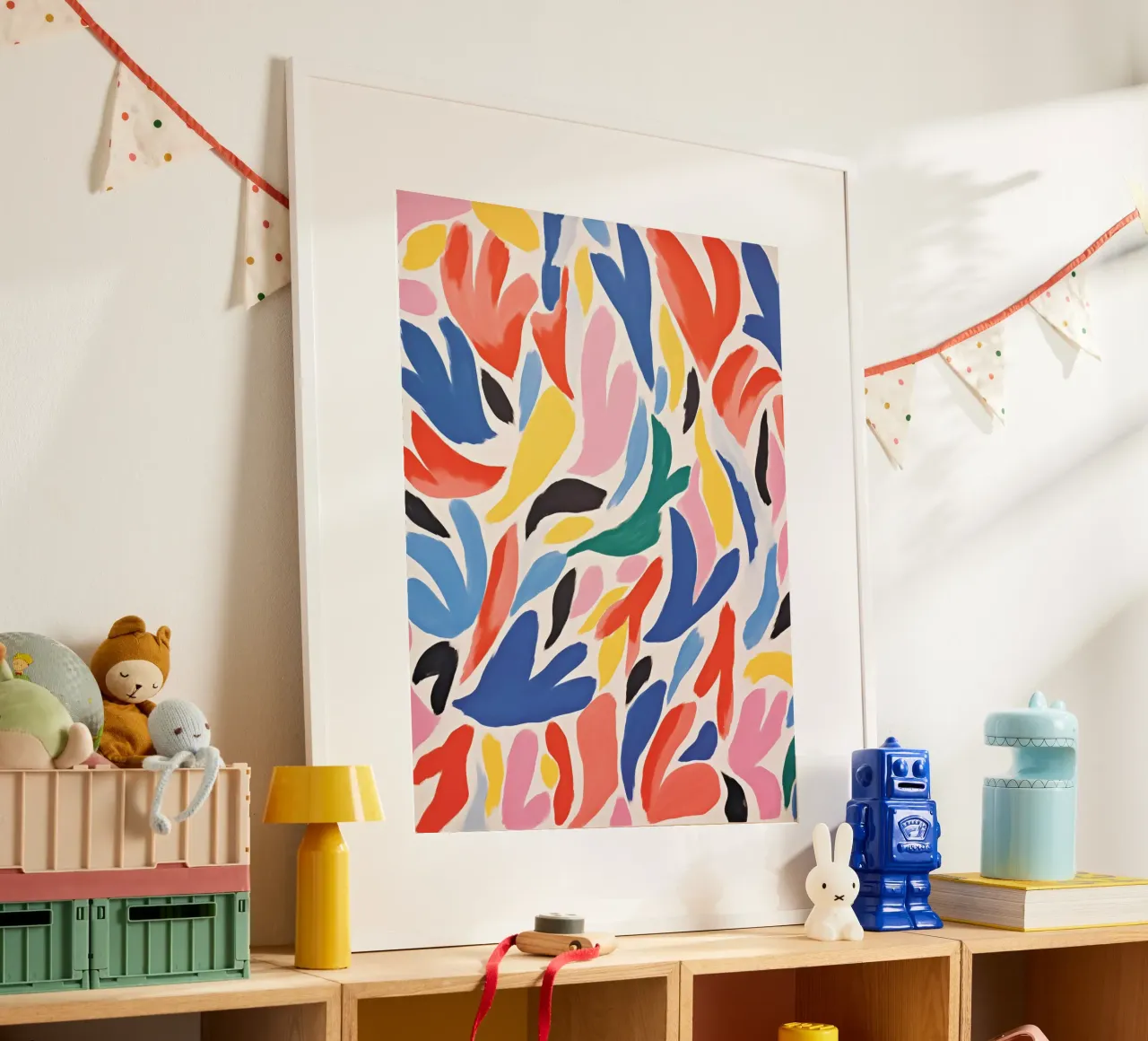 Abstract optimism poster by Autofocus