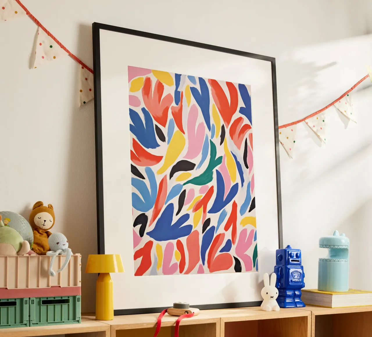 Abstract optimism poster by Autofocus