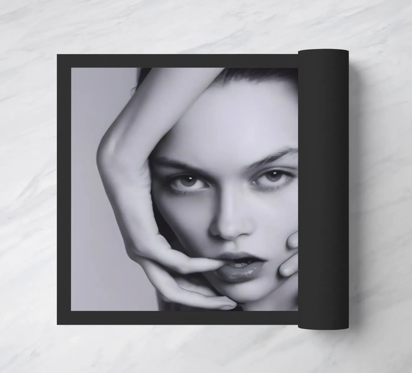 Ingelijste intensiteit deurmat van Galery Vintage