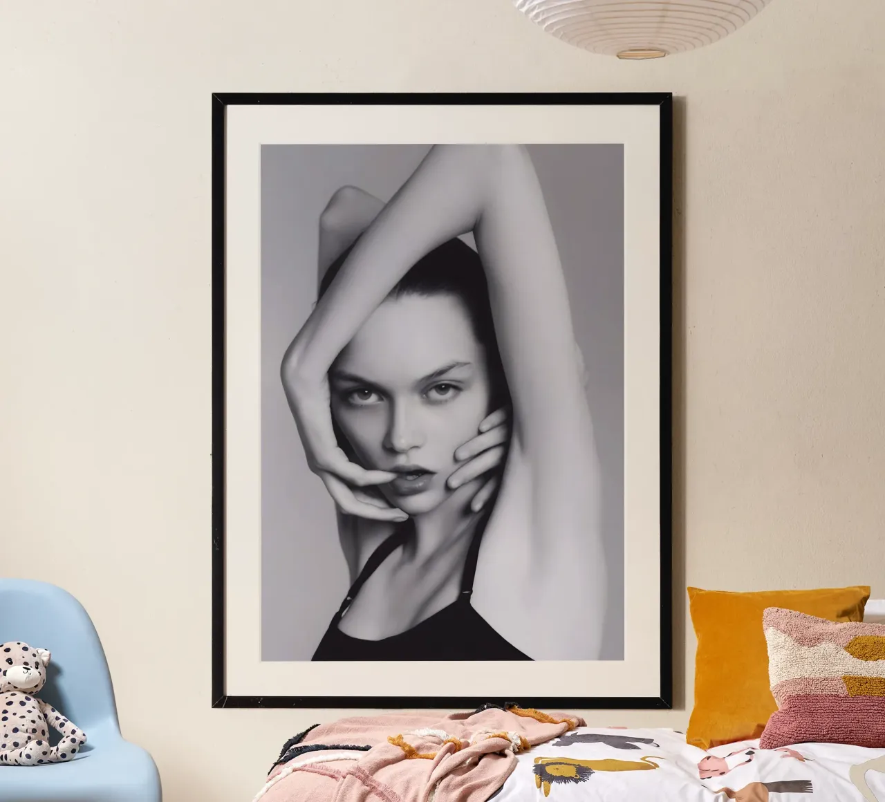 Framed Intensity poster by Galery Vintage