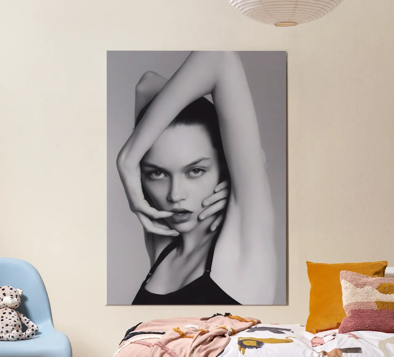 Framed Intensity poster by Galery Vintage