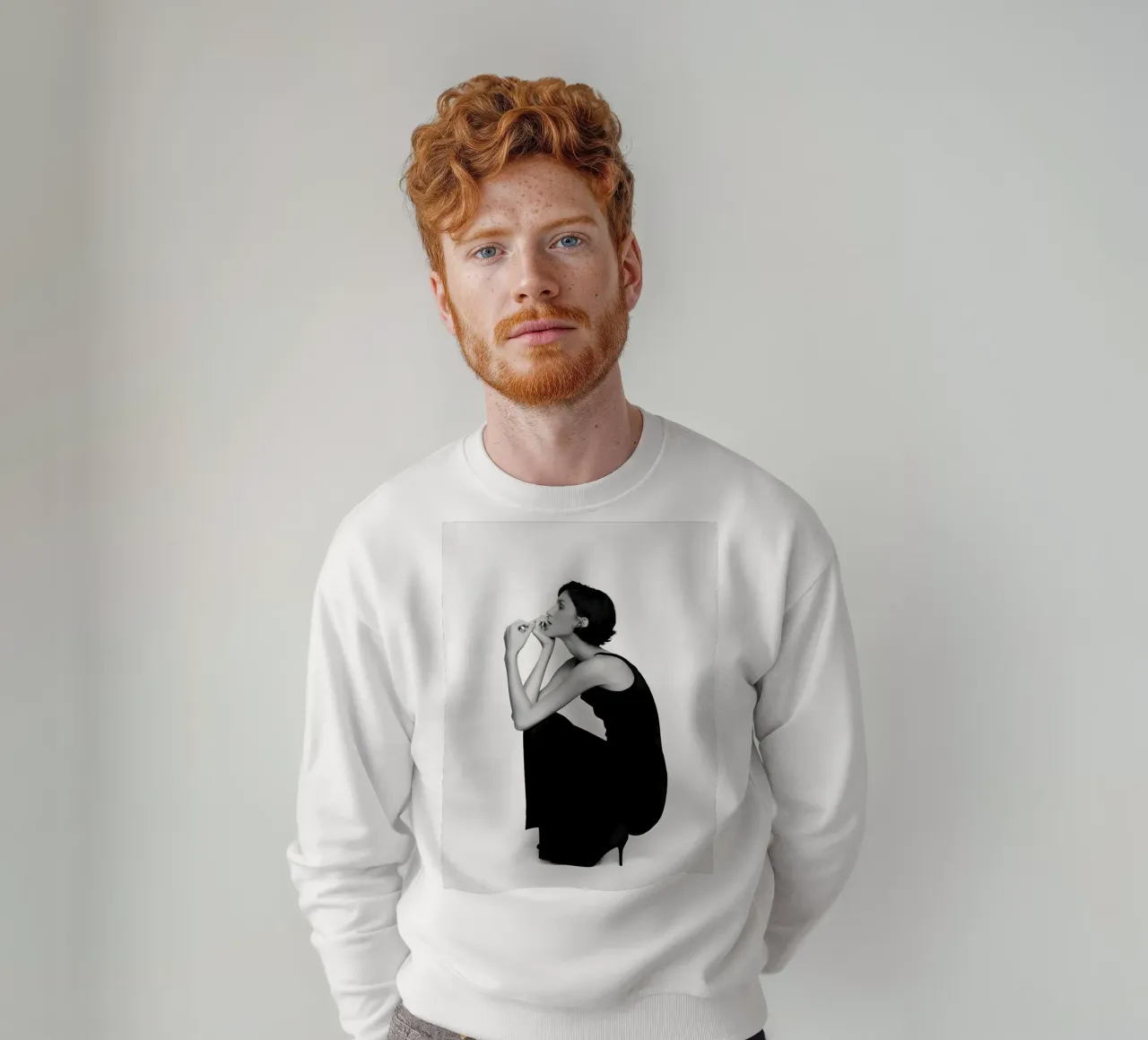 Linea monocromatica felpa da Galery Vintage